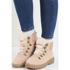 Beżowe Traperki What You're Doing. Brązowe buty zimowe damskie Born2be, z okrągłym noskiem, na płaskiej podeszwie. Za 109,99 zł.