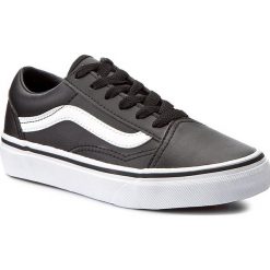 Półbuty VANS - Old Skool Classic VN0A38HBNQR (Classic Tumble) Blk/Trwht. Czarne półbuty damskie Vans, na sznurówki. W wyprzedaży za 189,00 zł.