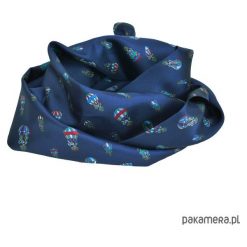 Jedwabny szal unisex. Niebieskie apaszki damskie marki Pakamera, z jedwabiu. Za 180,00 zł.