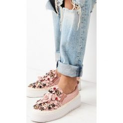 Różowe Slip On Unchained Story. Różowe trampki damskie slip on marki vices, z satyny. Za 59,99 zł.