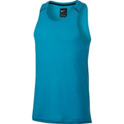 Koszulka Nike Rise 365 Tech Pack Tank M Niebieska. Niebieskie koszulki męskie Nike, m, bez wzorów, z tkaniny, bez kołnierzyka, bez rękawów, do biegania. Za 139,99 zł.