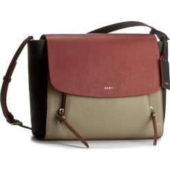 Torebka DKNY - R461590205 Scr/S.Cl/Blk. Czerwone listonoszki damskie DKNY, na imprezę, bez wzorów, ze skóry, bez dodatków. W wyprzedaży za 779,00 zł.