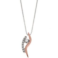 Naszyjniki damskie: Naszyjnik – , Brylant 0,08ct