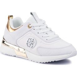 Sneakersy GUESS - Marlyn4 FL5MYN FAL12 WHITE. Białe półbuty damskie Guess, ze skóry ekologicznej. Za 589,00 zł.