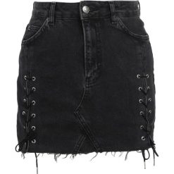 Minispódniczki: Topshop Spódnica jeansowa washedblack