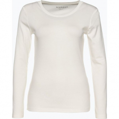 Brookshire - Damska koszulka z długim rękawem, beżowy. Czarne t-shirty damskie marki brookshire, m, w paski, z dżerseju. Za 49,95 zł.