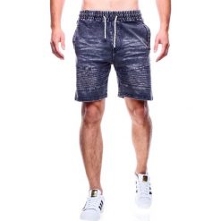 KRÓTKIE SPODENKI JEANSOWE. Spodenki i szorty męskie Recea, xl, bez wzorów, z bawełny, eleganckie, krótkie. Za 69,99 zł.