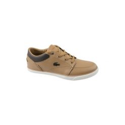 Buty Lacoste Bayliss 118 1 CAM00062B1. Brązowe trampki męskie marki Lacoste, bez wzorów, bez zapięcia. Za 389,99 zł.