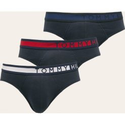 Tommy Hilfiger - Slipy (3-pack). Niebieskie slipy męskie s, z elastanu. W wyprzedaży za 129,90 zł.