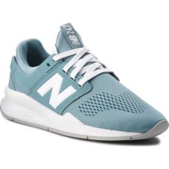 Sneakersy NEW BALANCE - WS247UF Niebieski. Niebieskie półbuty damskie New Balance, z tworzywa sztucznego. W wyprzedaży za 269,00 zł.
