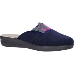 Granatowe kapcie z motylkiem inblu cf10vb01. Kapcie damskie Inblu. Za 58,99 zł.