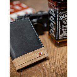Portfel męski skórzany Always Wild N104-R-MHD czarny - Czarny. Czarne portfele męskie ALWAYS WILD, bez wzorów, ze skóry. Za 49,99 zł.
