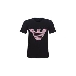 T-shirty z krótkim rękawem Emporio Armani WARFA. Czarne t-shirty damskie Emporio Armani. Za 305,10 zł.