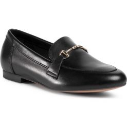 Lordsy GINO ROSSI - E020-23409PE Black. Czarne półbuty damskie Gino Rossi, ze skóry, bez obcasa, na obcasie. Za 239,99 zł.
