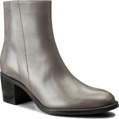 Botki EVA MINGE - Tecla 2E 17GR1372264EF 109. Szare buty zimowe damskie marki Eva Minge, z polaru, na obcasie. W wyprzedaży za 299,00 zł.