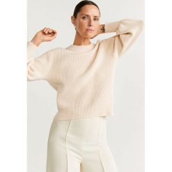 Mango - Sweter Thames. Szare swetry damskie Mango, s, bez wzorów, z poliesteru, bez rękawów, bez kaptura. Za 89,90 zł.