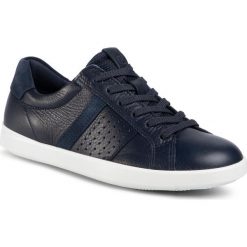 Sneakersy ECCO - Leisure 20509350595 Marine/Marine. Niebieskie półbuty damskie ecco, ze skóry. W wyprzedaży za 379,00 zł.