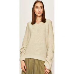 Answear - Sweter. Zielone swetry damskie ANSWEAR, s, bez wzorów, z dzianiny, bez rękawów, bez kaptura. W wyprzedaży za 69,90 zł.