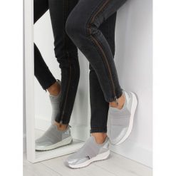 Obuwie sportowe damskie szare NB150P GREY. Szare buty sportowe damskie obuwie damskie, bez wzorów, z tkaniny, sportowe. Za 68,28 zł.