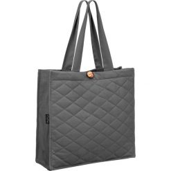 Shopper bag damskie: Torba pikowana Anna Lewandowska szara