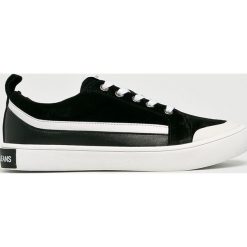 Calvin Klein Jeans - Tenisówki. Czarne tenisówki męskie marki Calvin Klein Jeans, z jeansu, na sznurówki. W wyprzedaży za 399,90 zł.