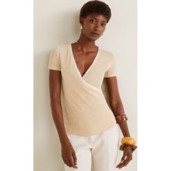 Mango - Top Marin. Bluzki damskie Mango, s, bez wzorów, z elastanu, bez kołnierzyka. Za 79,90 zł.