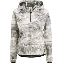 Kurtki damskie softshell: super.natural MOUNTAIN ANORAK PRINT Wiatrówka beige