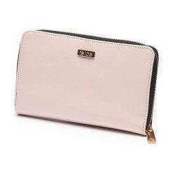 Portfel damski FELICE jasny róż - Light pink. Różowe portfele damskie Felice, bez wzorów, ze skóry ekologicznej. Za 69,99 zł.