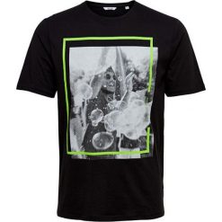 ONLY&SONS Męski T-Shirt Petal Ss Fitted Tee Camp Black (rozmiar S). Czarne koszulki męskie Only&Sons, s, bez wzorów, bez kołnierzyka. W wyprzedaży za 43,00 zł.