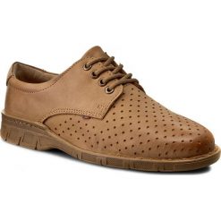 Półbuty CESARE CAVE - MI18-608B Camel. Pomarańczowe półbuty męskie marki Cesare Cave, na co dzień, ze skóry. Za 159,99 zł.