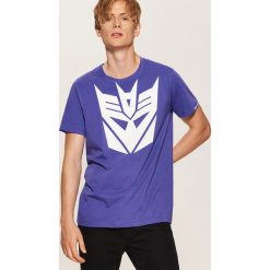 T-shirt Transformers - Fioletowy. Fioletowe t-shirty męskie marki House, s, bez wzorów, bez kołnierzyka. W wyprzedaży za 29,99 zł.