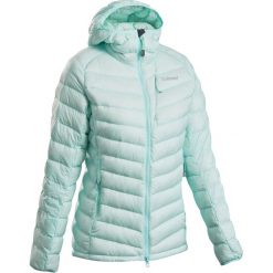 Kurtka puchowa Alpinism Light damska. Zielone kurtki damskie SIMOND, m, bez wzorów, z materiału, bez kaptura, wspinaczkowe. Za 329,99 zł.
