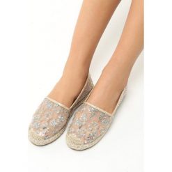 Espadryle damskie: Beżowe Espadryle Cleo