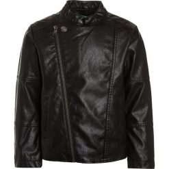 Benetton Kurtka ze skóry ekologicznej black. Czarne kurtki męskie skórzane marki Benetton. Za 209,00 zł.