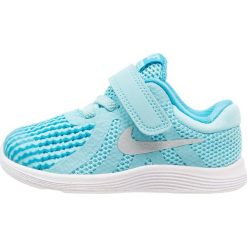 Nike Performance REVOLUTION 4 Obuwie do biegania treningowe bleached aqua/metallic silver/light blue fury/white. Niebieskie buty do biegania damskie marki Nike Performance, z materiału. Za 129,00 zł.
