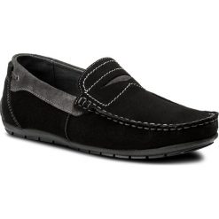 Mokasyny LASOCKI FOR MEN - NE-235 Czarny Szary. Czarne mokasyny męskie Lasocki For Men, na co dzień, bez wzorów, ze skóry, eleganckie, bez zapięcia. W wyprzedaży za 99,98 zł.