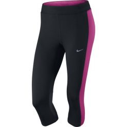 Legginsy sportowe damskie: legginsy do biegania damskie 3/4 NIKE DRI-FIT ESSENTIAL CAPRI / 645603-016 – NIKE DRI-FIT ESSENTIAL CAPRI