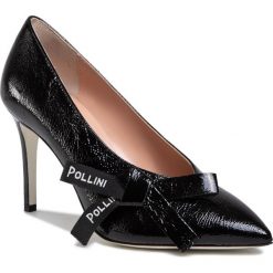 Szpilki POLLINI - SA10388C0ATE0000 Nero. Czarne półbuty damskie Pollini, bez wzorów, ze skóry, eleganckie, bez obcasa, na obcasie, bez zapięcia. W wyprzedaży za 839,00 zł.