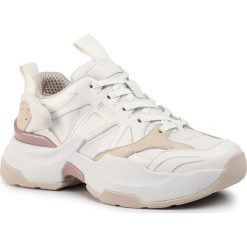 Sneakersy BOSS - Ranger Runn Rsmx 50424693 10224265 01 101. Białe półbuty damskie Boss, na co dzień, bez wzorów, ze skóry, bez obcasa, na płaskiej podeszwie, bez zapięcia. W wyprzedaży za 899,00 zł.