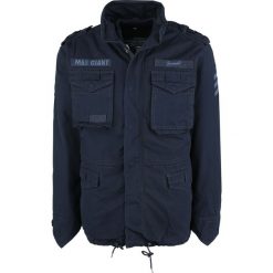 Brandit M65 Giant Kurtka zimowa granatowy. Niebieskie bez kategorii marki Brandit, na zimę, xxl, z aplikacjami, z bawełny, militarne. Za 365,90 zł.