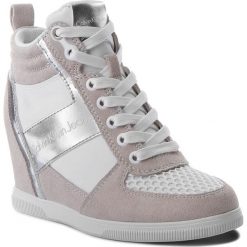 Sneakersy CALVIN KLEIN JEANS - Beth R0648 White/Silver. Brązowe sneakersy damskie Calvin Klein Jeans, z jeansu. W wyprzedaży za 369,00 zł.