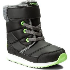 Buty zimowe chłopięce: Śniegowce Reebok – Snow Prime BS7777 Black/Solar Green/Alloy