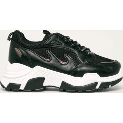 Answear - Buty. Czarne buty sportowe damskie ANSWEAR, bez wzorów, z materiału, sportowe. W wyprzedaży za 69,90 zł.