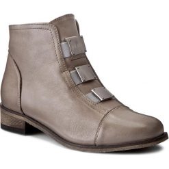Botki damskie lity: Botki EKSBUT - 65-3558-D67-1G Beżowy