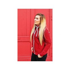 Bluzy damskie: BLUZA HOODIE SIMPLE UNISEX różowa