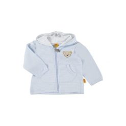 Bluzy niemowlęce: STEIFF Boys Baby Bluza z kapturem baby blue