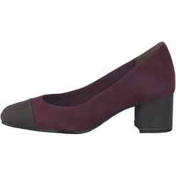 Tamaris Czółenka Damskie 36 Burgund. Czerwone czółenka peep toe marki Tamaris, na wysokim obcasie. W wyprzedaży za 226,00 zł.