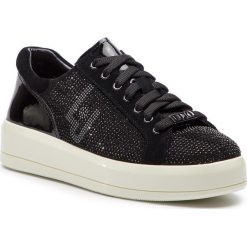 Sneakersy LIU JO - Kim 07 B19015 TX011 Black 22222. Czarne półbuty damskie Liu Jo, z zamszu. W wyprzedaży za 589,00 zł.