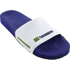 Havaianas - Klapki. Niebieskie kapcie męskie Havaianas, bez wzorów, z materiału. W wyprzedaży za 89,90 zł.