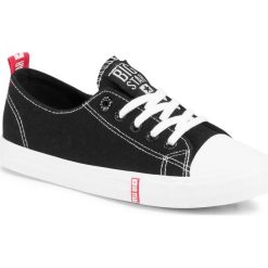 Trampki BIG STAR - FF274085 Black. Czarne półbuty damskie BIG STAR, bez wzorów, z gumy, retro, bez obcasa, na płaskiej podeszwie, bez zapięcia. Za 119,00 zł.